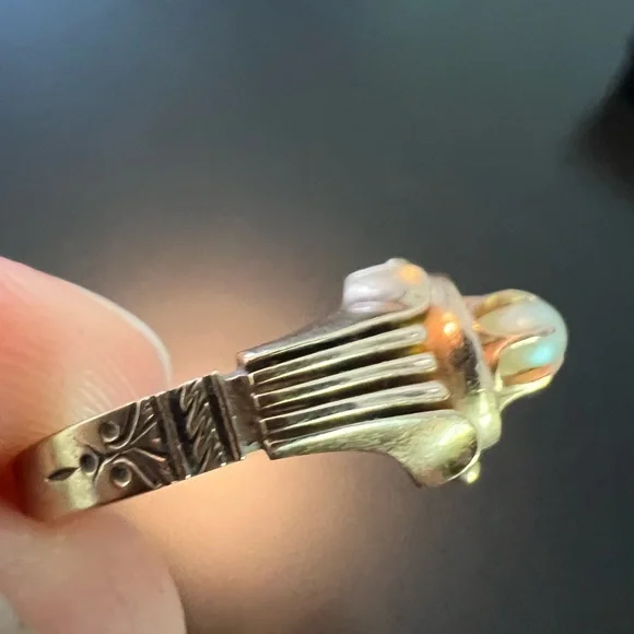 Victorian 14K Rose Gold Ring - Picture 6 of 8